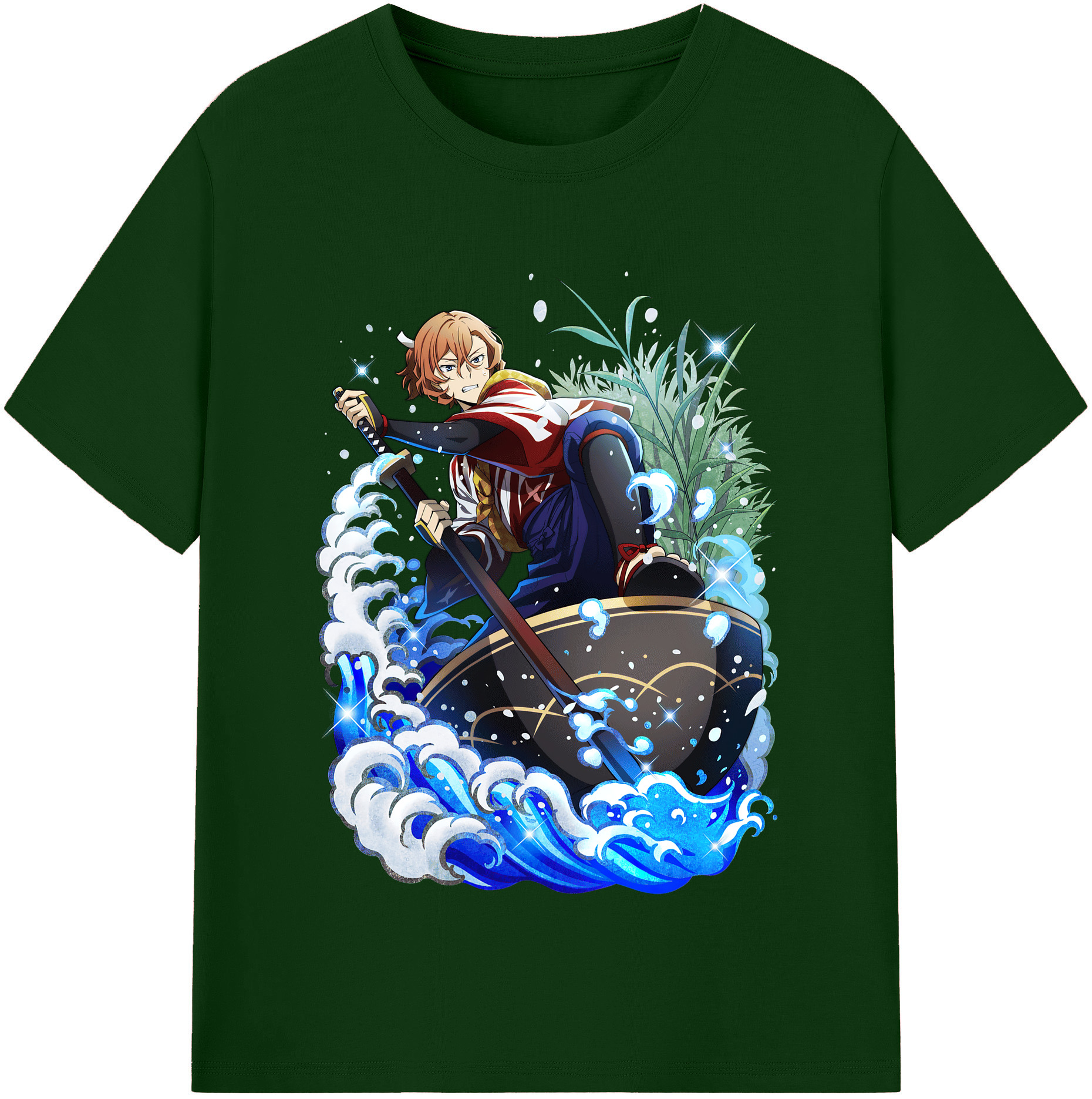 （画像用） 文豪ストレイドッグス Bungo Stray Dogs 綿100％半袖Tシャツ（フロントプリント）